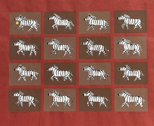 16 Zebras by Linnea Lundmark